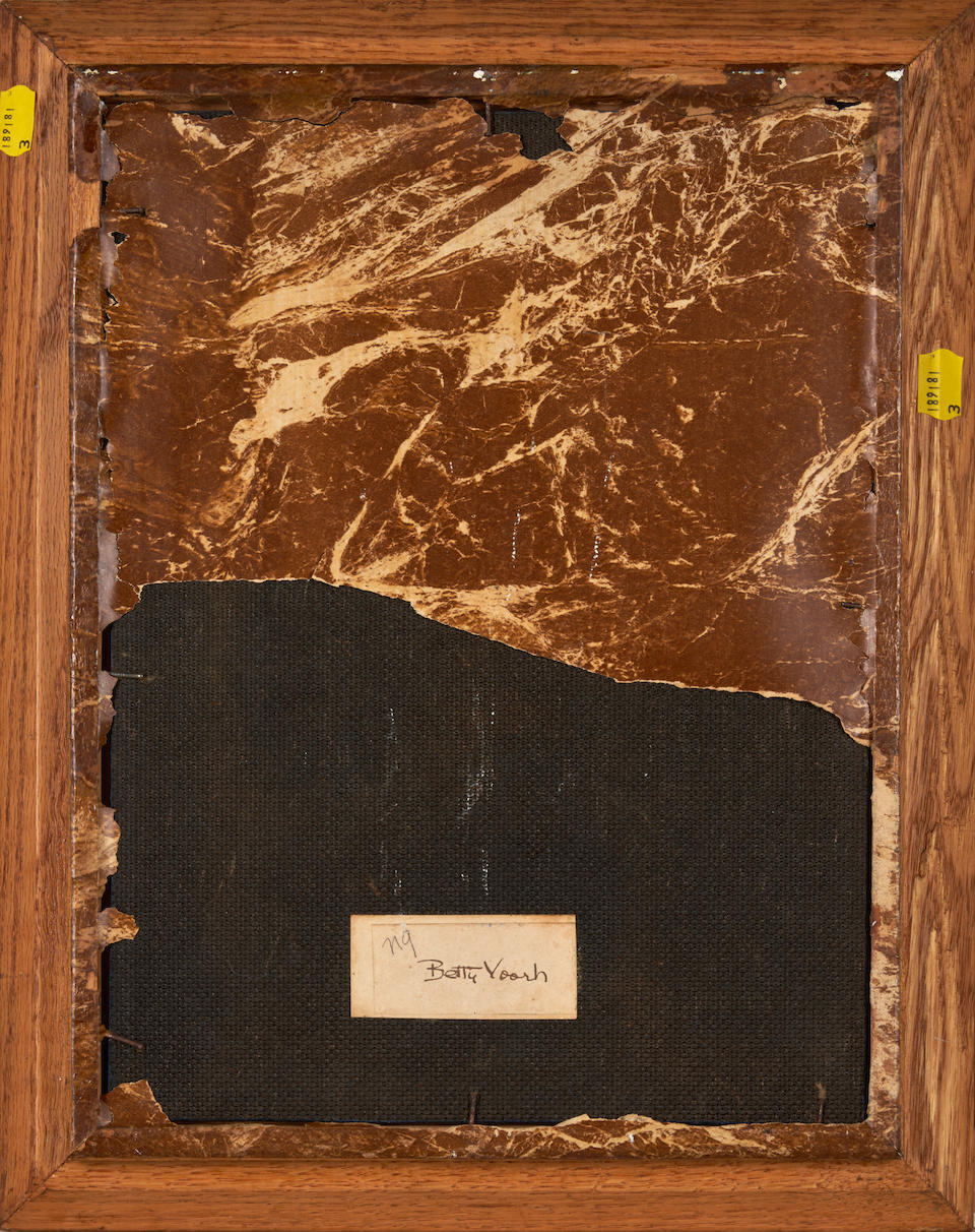 BETTY VOORH (ELIZABETH CORNELL BENTON) (American, 1905-2000) Untitled (framed 14 3/4 x 11 3/4 x ... - Image 3 of 3