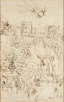 RAOUL DUFY (1877-1953) Hommage à Claude Lorrain (framed 67.0 x 49.0 x 3.0 cm (26 3/8 x 19 5...