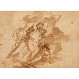 Paolo Caliari, called Paolo Veronese (Italian, 1528-1588) Study of Venus, Adonis, and Cupid (fra...