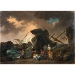 French School (early 19th Century) The Shipwreck (unframed)