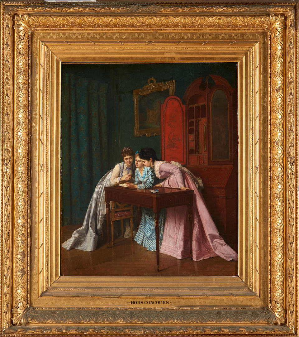 AUGUSTE TOULMOUCHE (French, 1829-1890) A Long-Awaited Letter (framed 98.0 x 88.0 x 10.0 cm (38 5... - Image 2 of 4