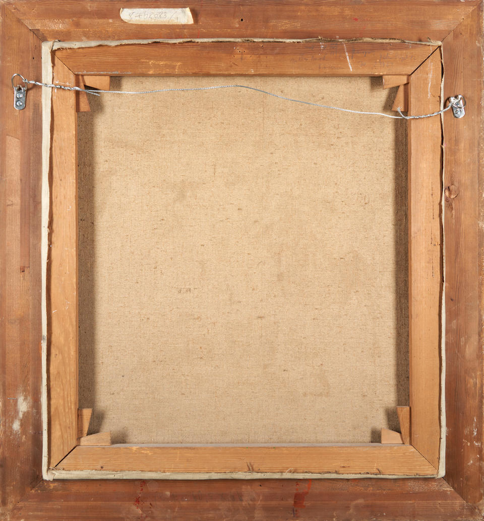 ERWIN AICHELE (German, 1887-1974) Satsuma (framed 80.5 x 75.0 x 8.0 cm (31 11/16 x 29 1/2 x 3 1/... - Bild 4 aus 4