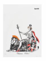 Bambi (British, born 1982) Vivienne Rules (Berlin Edition) Screenprint in colours, 2023, on wove...