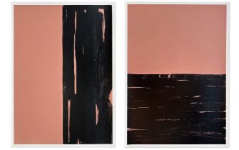 G&#252;nther F&#246;rg (German, 1952-2013) Ohne Titel (Diptych) Two screenprints in colours, 199...