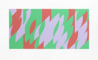 Bridget Riley (British, born 1931) About Lilac Screenprint in colours, 2007, on Fabriano 5 paper...