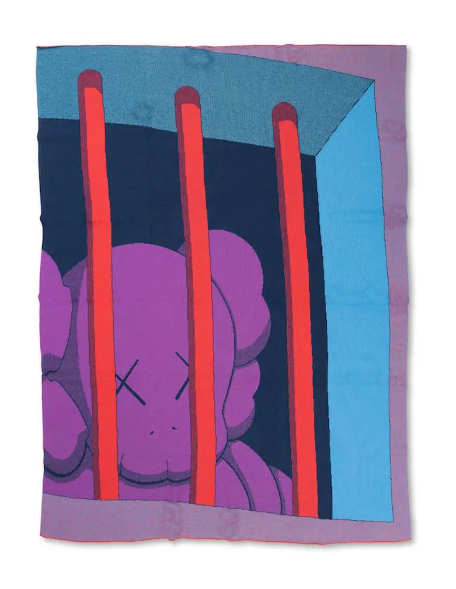 KAWS (American, born 1974) Untitled (Limited Edition Blanket) 100% superfine cashmere blanket, 2...