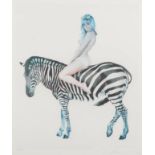 Mel Ramos (American, 1935-2018) Zebra Lithograph in colours, 1979, on Somerset wove paper, signe...