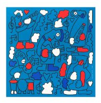 Thierry Noir (French, born 1958) The Show Must Go On, from Jazz Screenprint in colours, 2015, on...