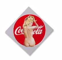 Mel Ramos (American, 1935-2018) The Pause that Refreshes (Coca Cola) Screenprint and offset lith...