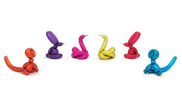 Jeff Koons (American, born 1955) Balloon Animals Collector's Set The complete set of six porcela...