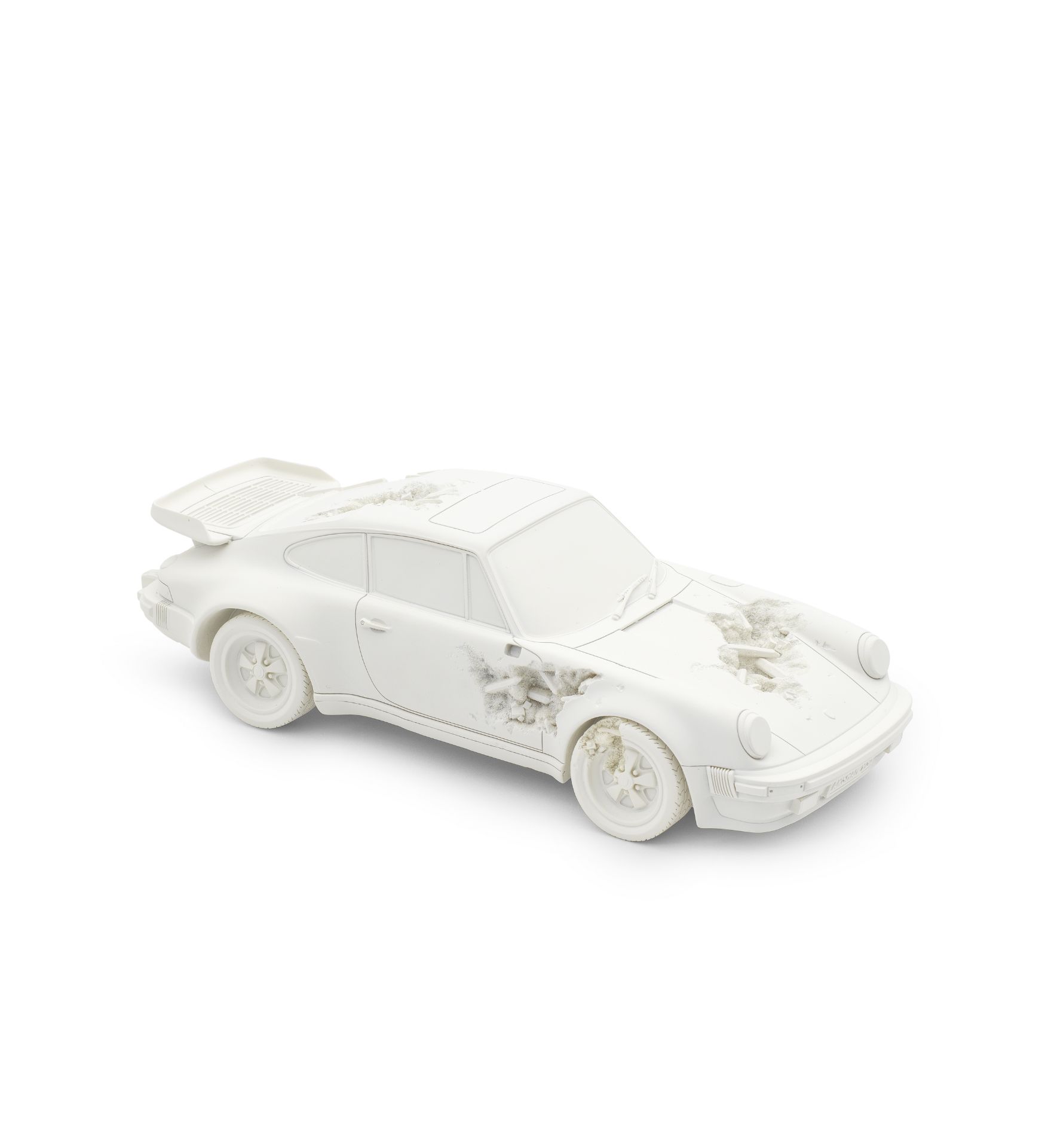 Daniel Arsham Eroded 911 Turbo Porsche, 2020 numbered out of 500 on the holographic label on the...