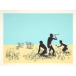 Banksy (British, born 1974) Trolleys (Colour) AP Screenprint in colours with hand-colouring in y...