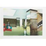 Richard Hamilton (British, 1922-2011) Lobby Collotype and screenprint in colours, 1984, on Ivore...