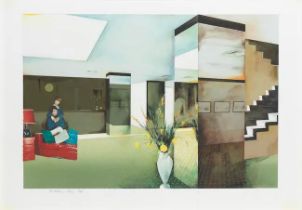 Richard Hamilton (British, 1922-2011) Lobby Collotype and screenprint in colours, 1984, on Ivore...