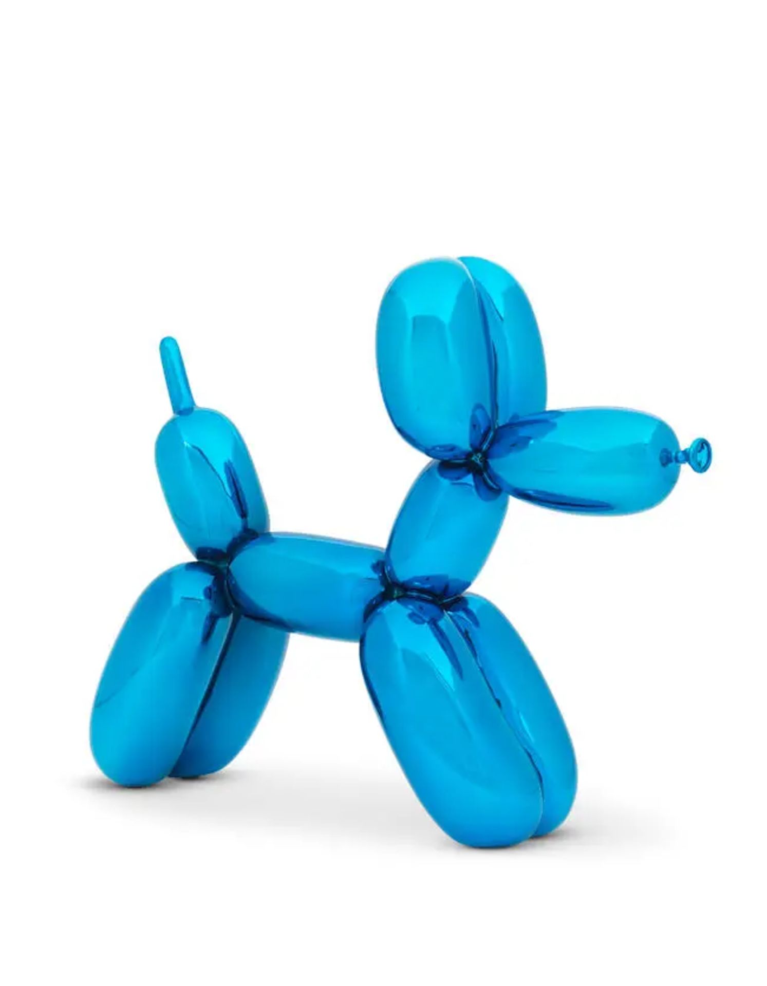 Jeff Koons (American, born 1955) Balloon Dog (Blue) Porcelain multiple painted in chrome, 2021, ...