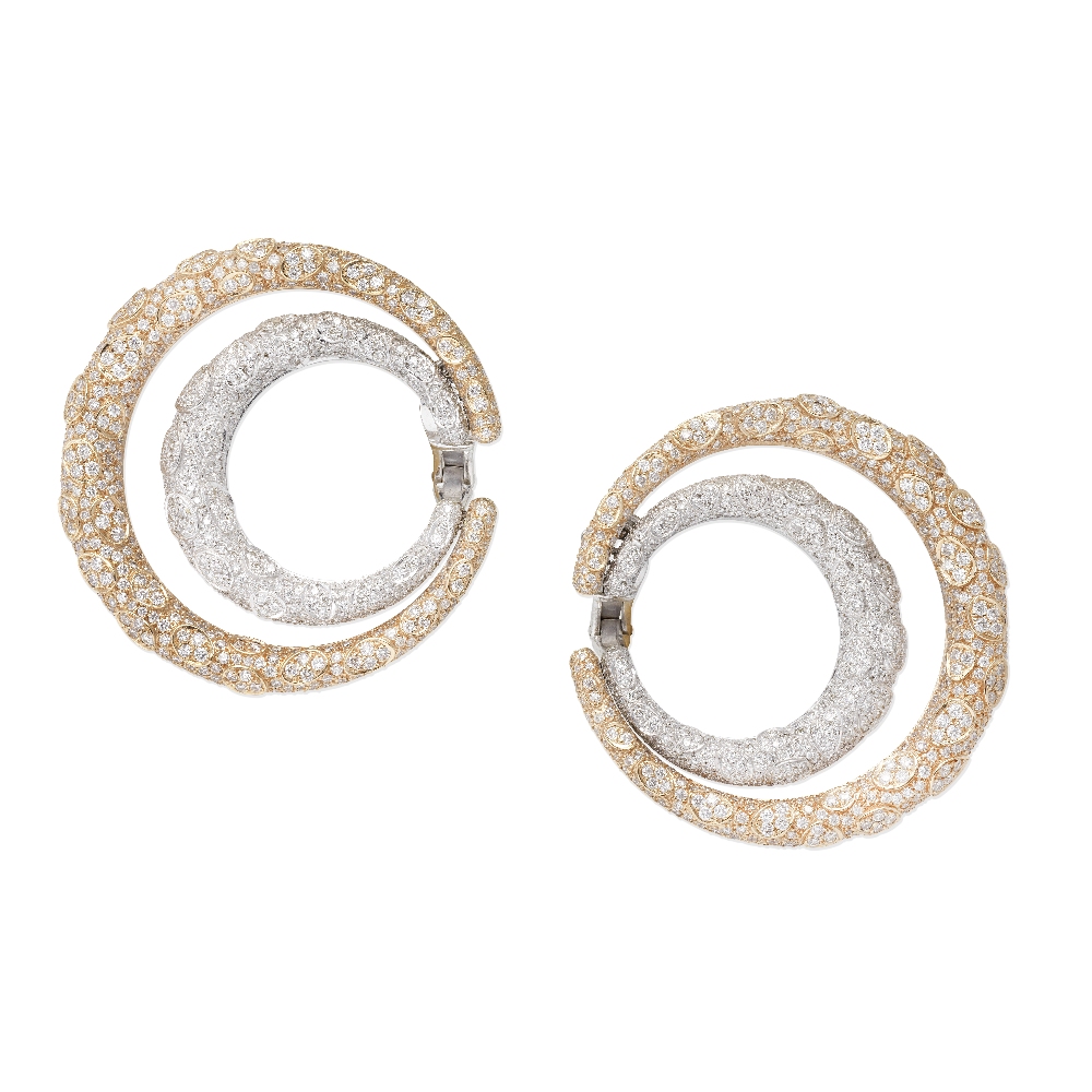 TUFENKJIAN: DIAMOND HOOP EARCLIPS