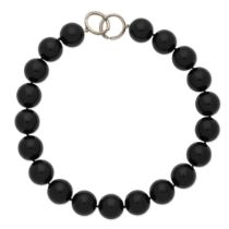 PALOMA PICASSO FOR TIFFANY: ONYX BEAD NECKLACE