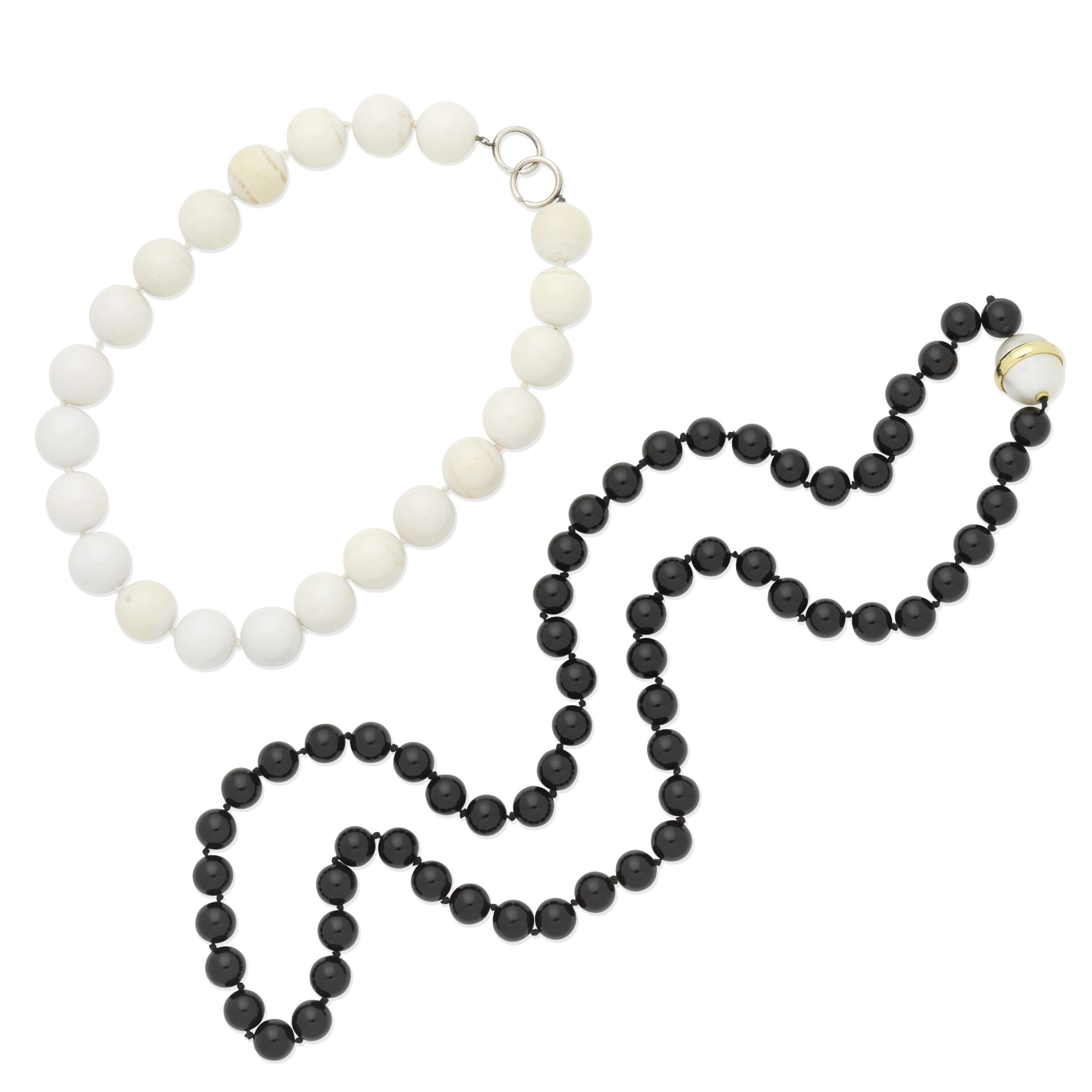 PALOMA PICASSO FOR TIFFANY: TWO BEAD NECKLACES (2)