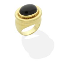 PALOMA PICASSO FOR TIFFANY: ONYX DRESS RING,