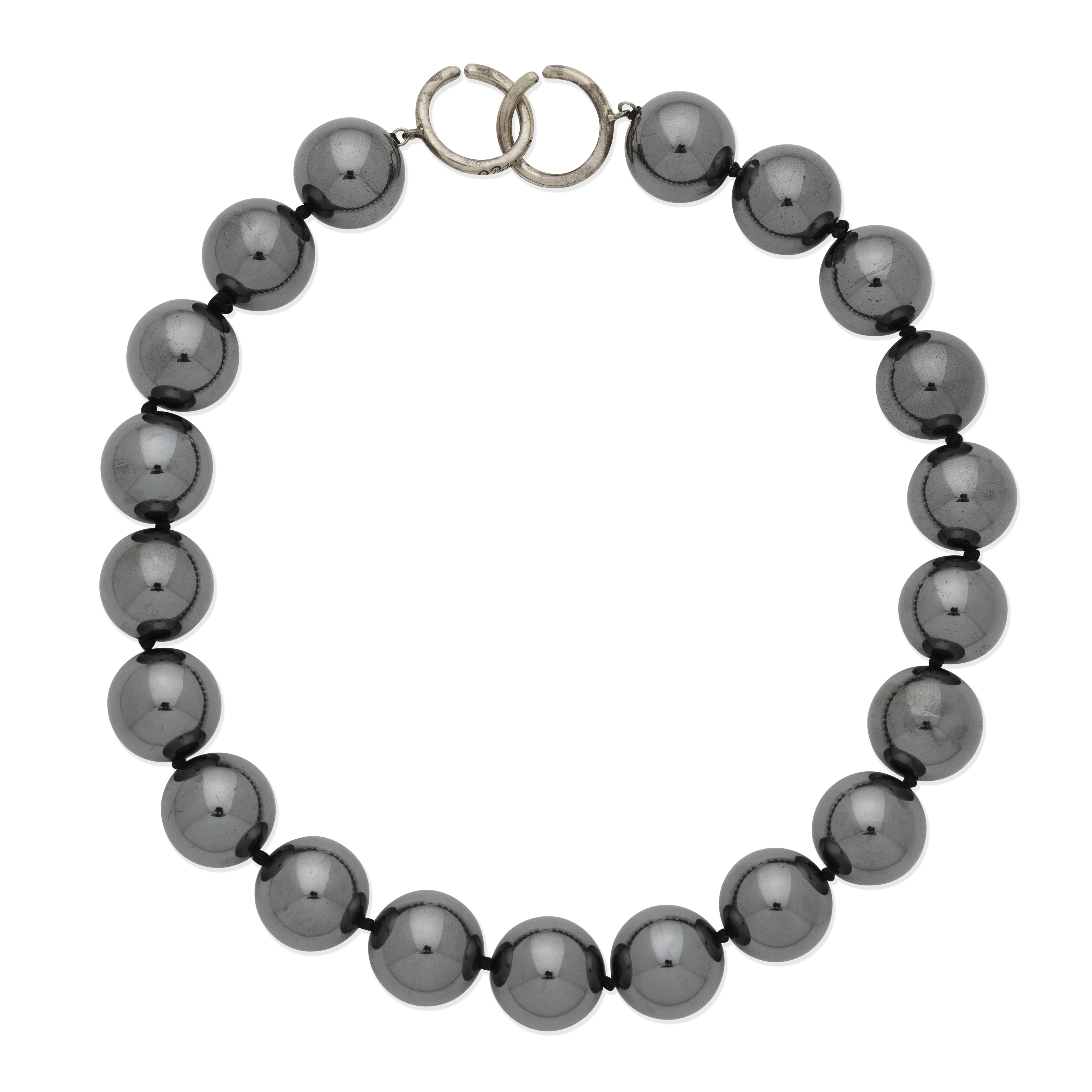 PALOMA PICASSO FOR TIFFANY: HEMATITE BEAD NECKLACE