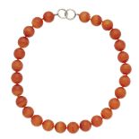 PALOMA PICASSO FOR TIFFANY: CARNELIAN BEAD NECKLACE
