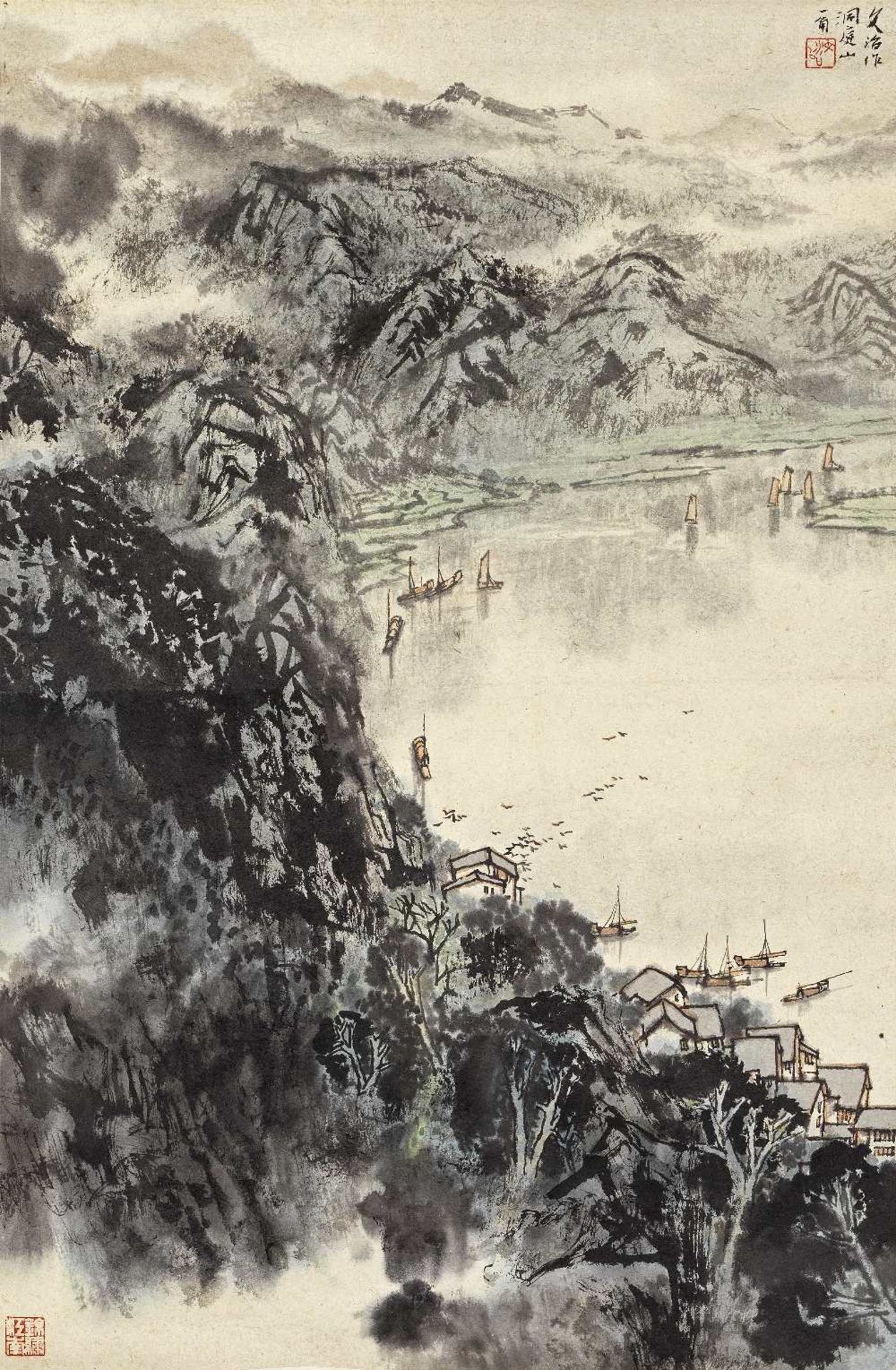 SONG WENZHI (1919-1999) Landscape