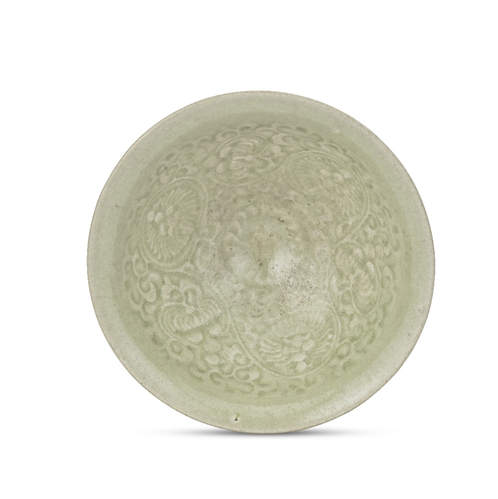 A YAOZHOU CELADON 'FLORAL' BOWL Northern Song Dynasty (2)