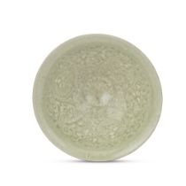 A YAOZHOU CELADON 'FLORAL' BOWL Northern Song Dynasty (2)