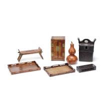 A COLLECTION OF WOOD ITEMS Qing Dynasty and later (7)