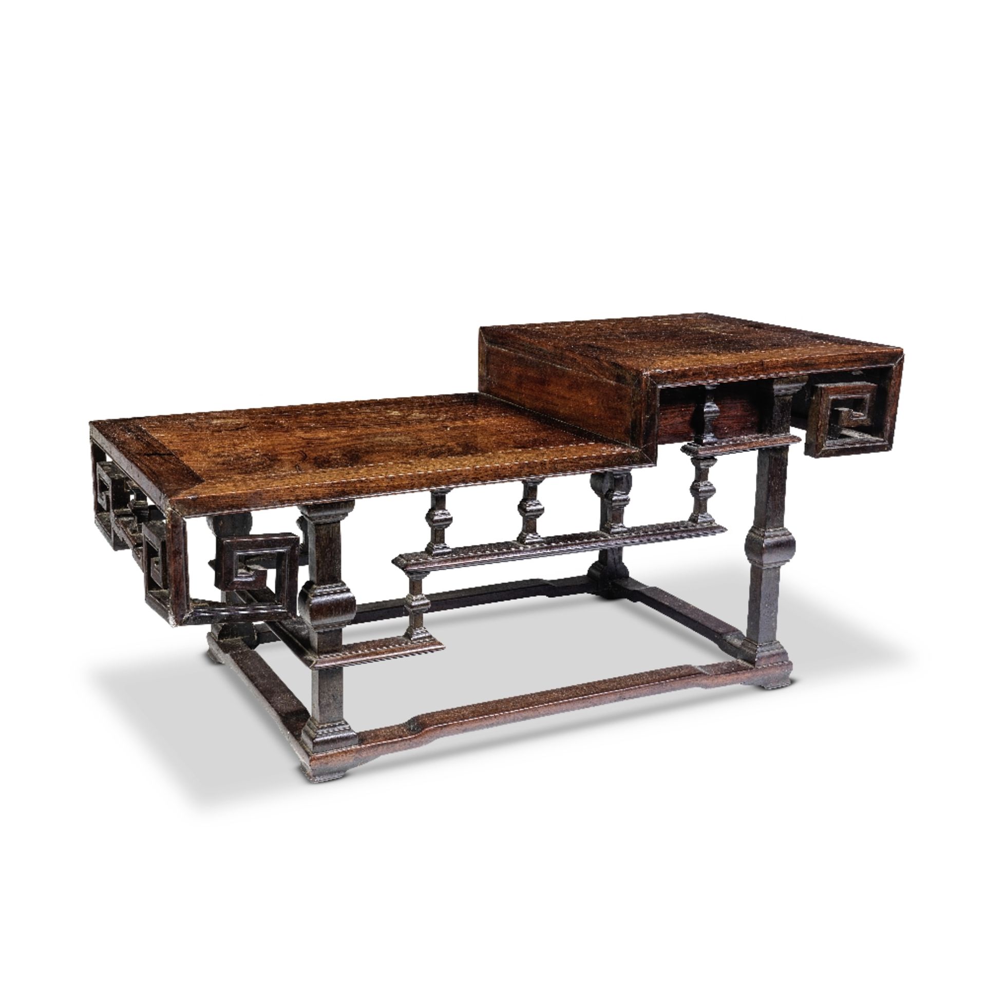 A HUALI WOOD LOW TABLE 19th/20th century