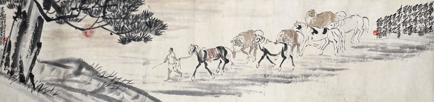 WANG QINGFANG (1900-1956) Horses