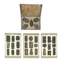 A COLLECTION OF INK CAKES 19th/20th century (36)