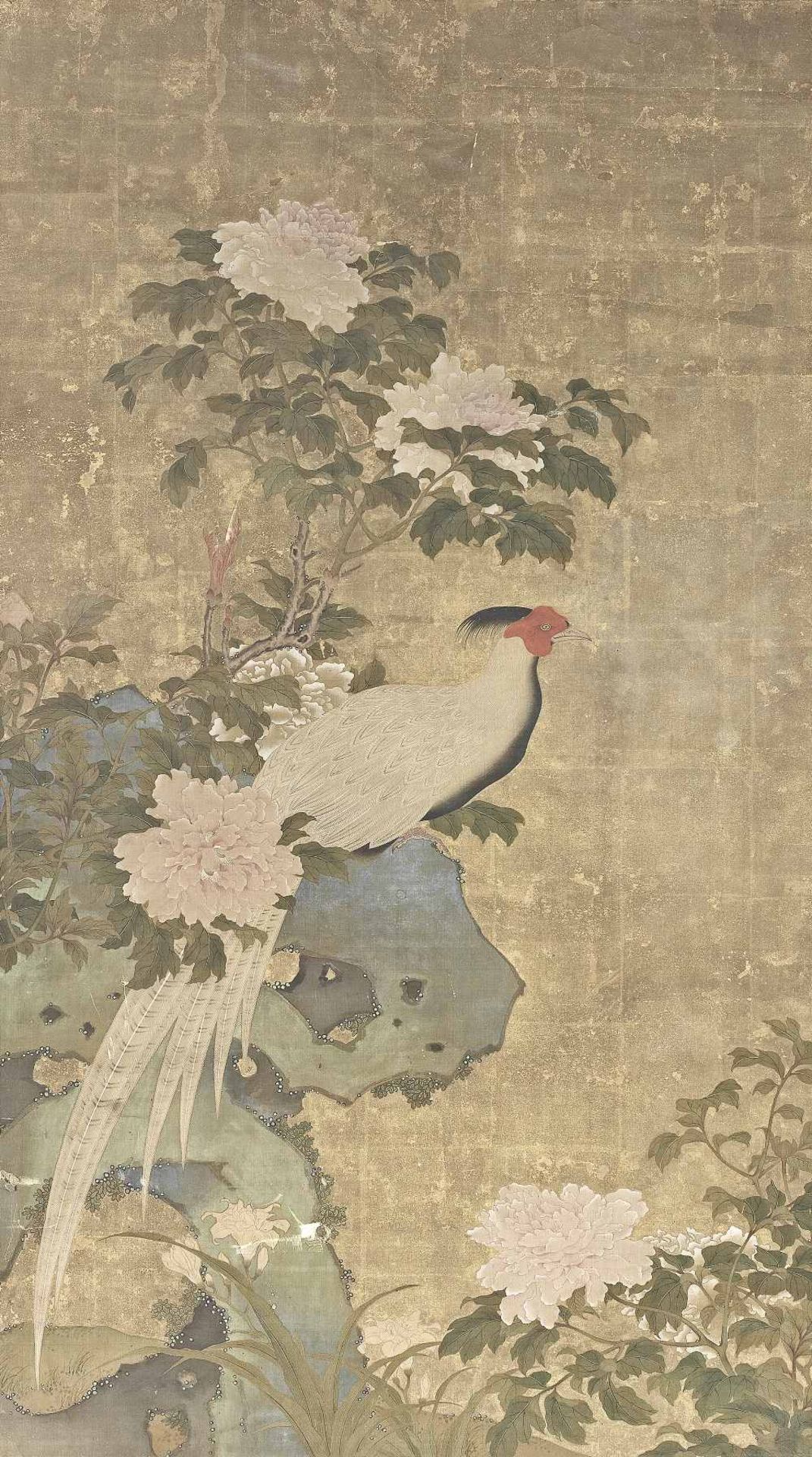ANONYMOUS (17TH/18TH CENTURY) Pheasant and Peonies