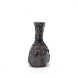 A CARVED ZITAN WOOD TOOL VASE 18th/19th century