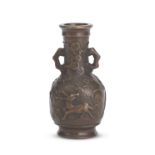 A BRONZE TOOL VASE Kangxi