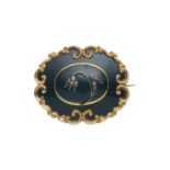 VICTORIAN MOURNING BROOCH