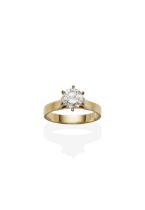 DIAMOND SINGLE-STONE RING