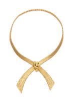 18CT GOLD TUBOGAS NECKLACE