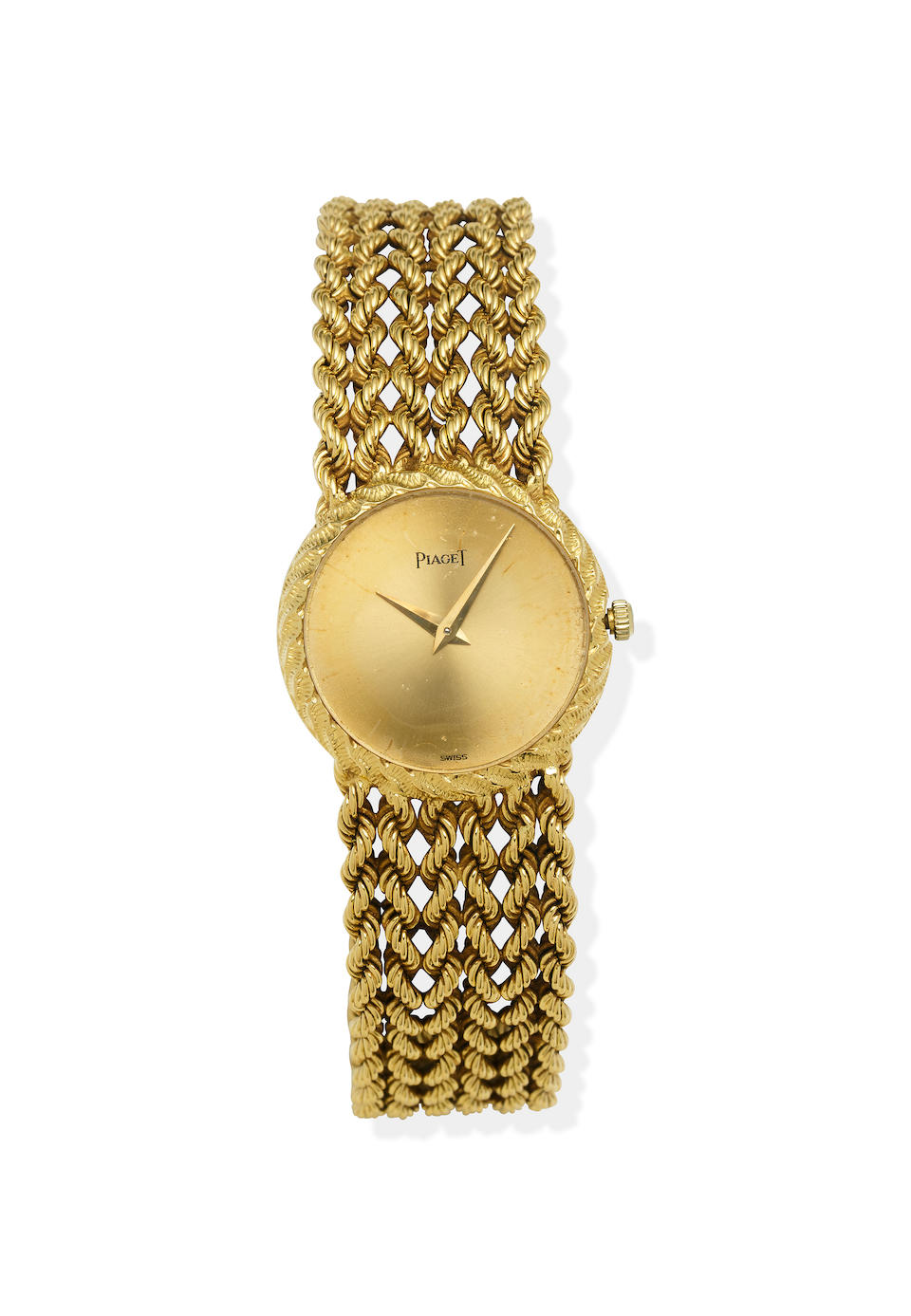 PIAGET | 18CT GOLD BRACELET WATCH