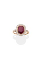 RUBY AND DIAMOND RING