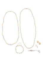 COLLECTION OF CULTURED PEARL JEWELLERY