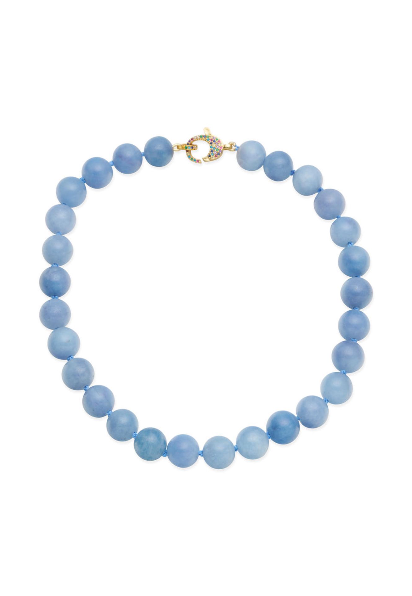 CHALCEDONY BEADED NECKLACE