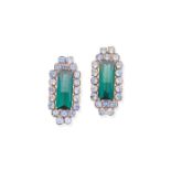 PAOLO COSTAGLI | PAIR OF TOURMALINE AND SAPPHIRE EARRINGS