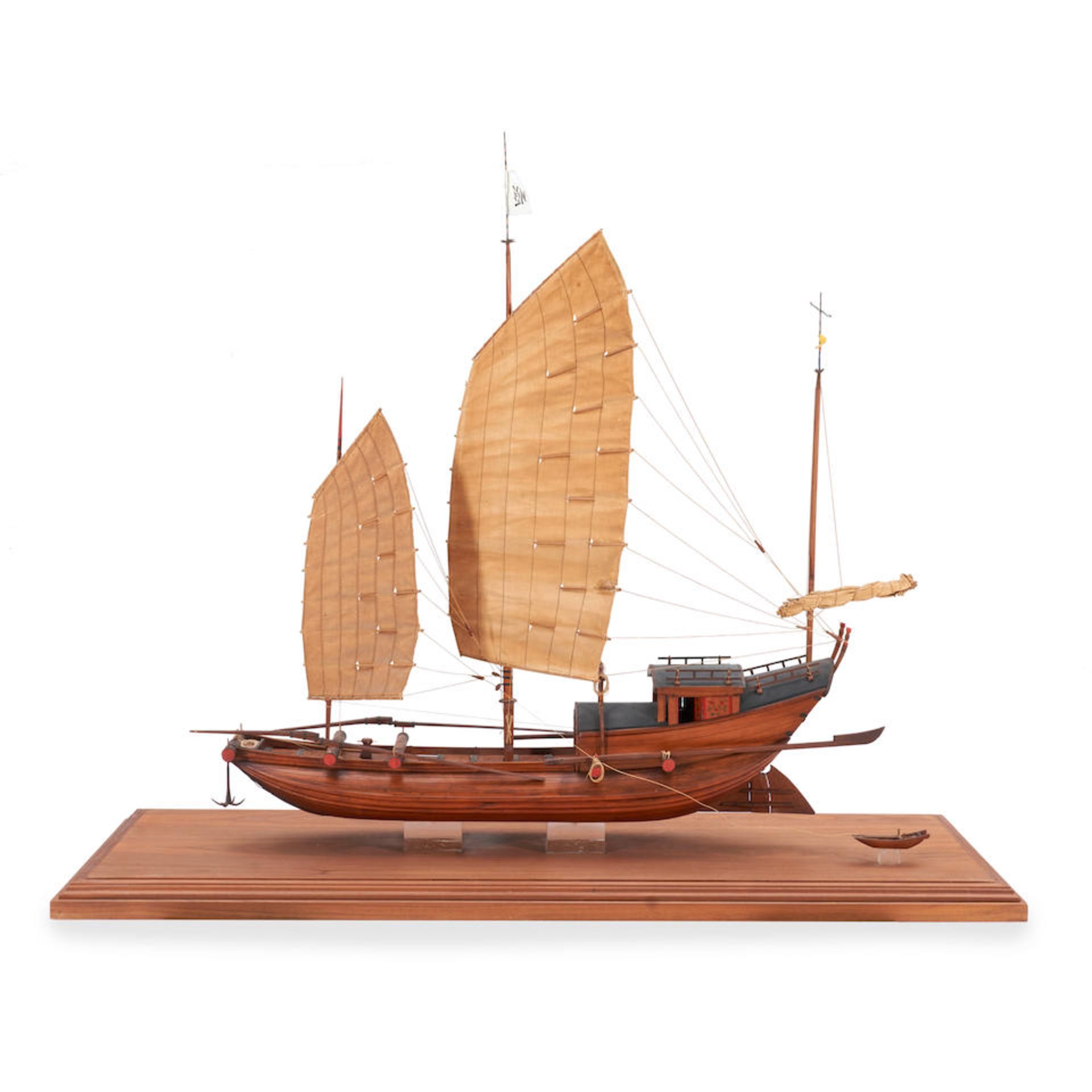 CASED MODEL OF A YANGTZE JUNK