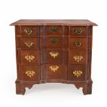FEDERAL-STYLE MAHOGANY BLOCK FRONT CHEST OF DRAWERS
