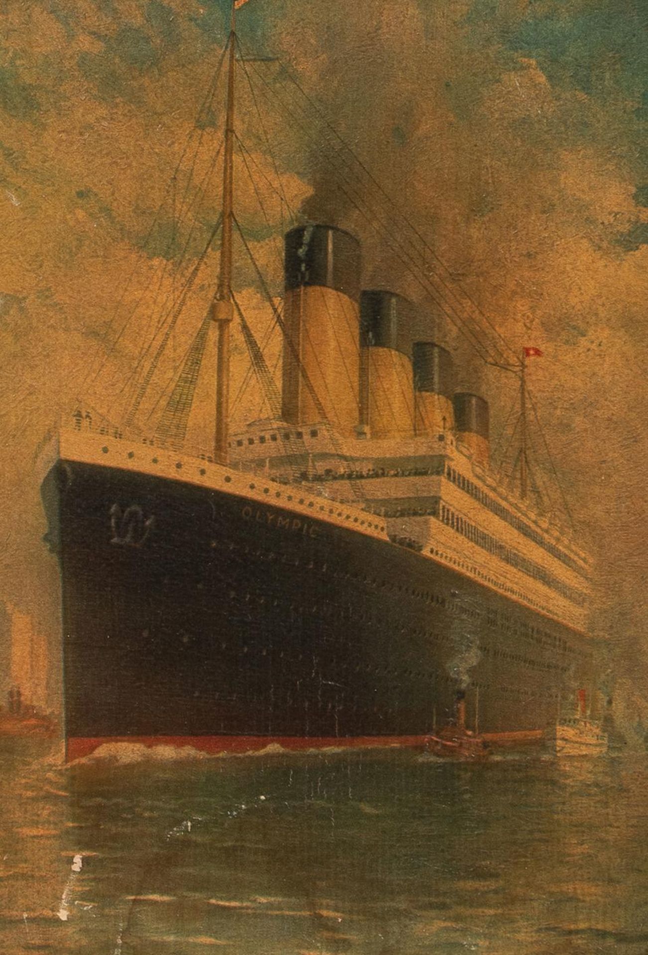 WHITE STARLINE SS OLYMPIC PAINTING