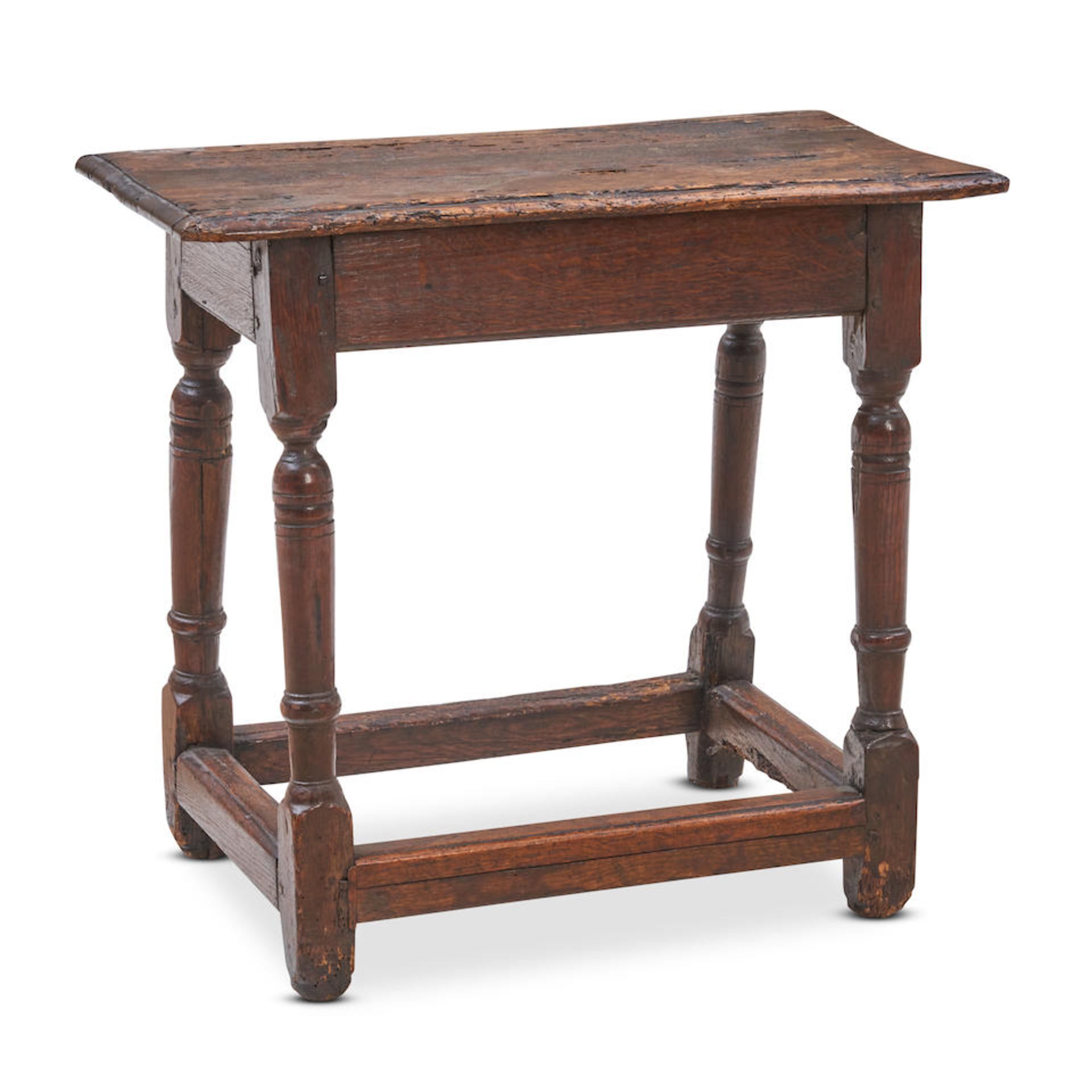 JACOBEAN JOINT OAK STOOL