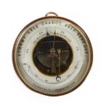 FRENCH HOLOSTERIC BAROMETER