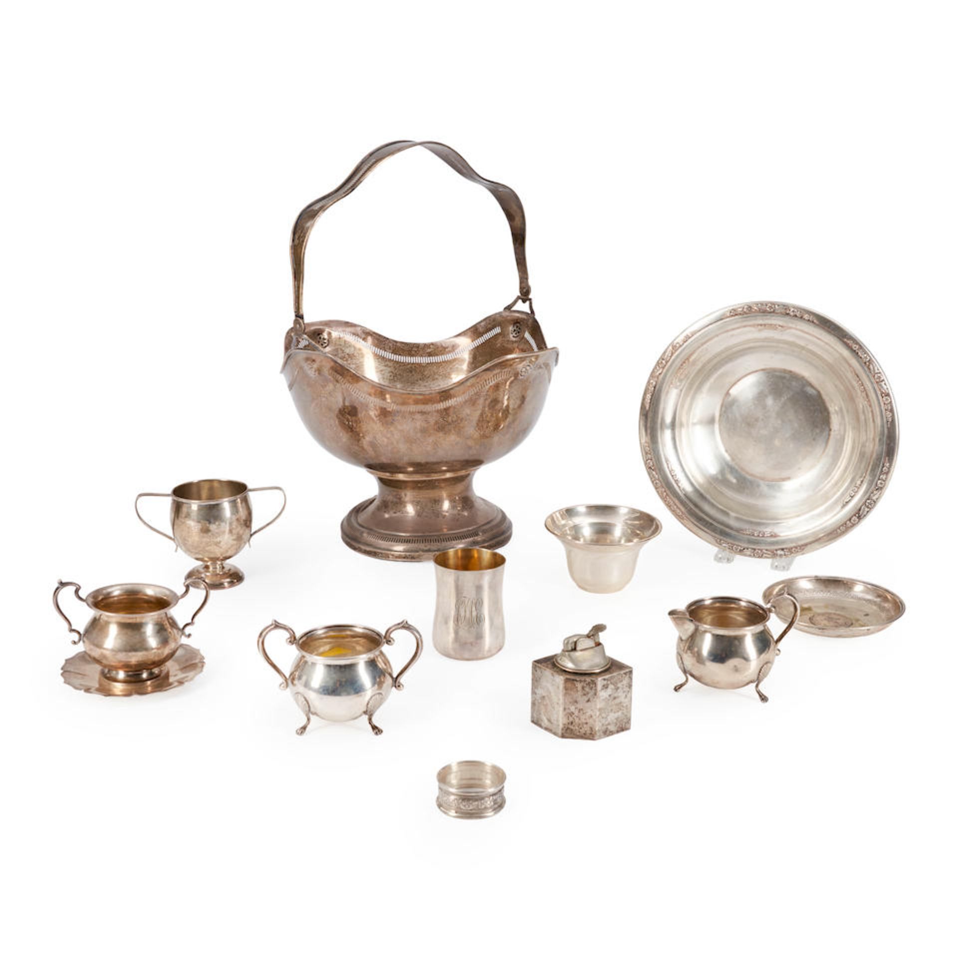 ASSORTED STERLING SILVER TABLEWARE