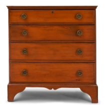 COUNTRY PINE CHEST OF DRAWERS